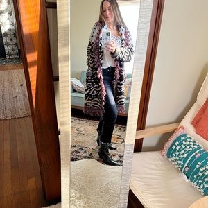 Anthropologie Paloma fringed cardigan